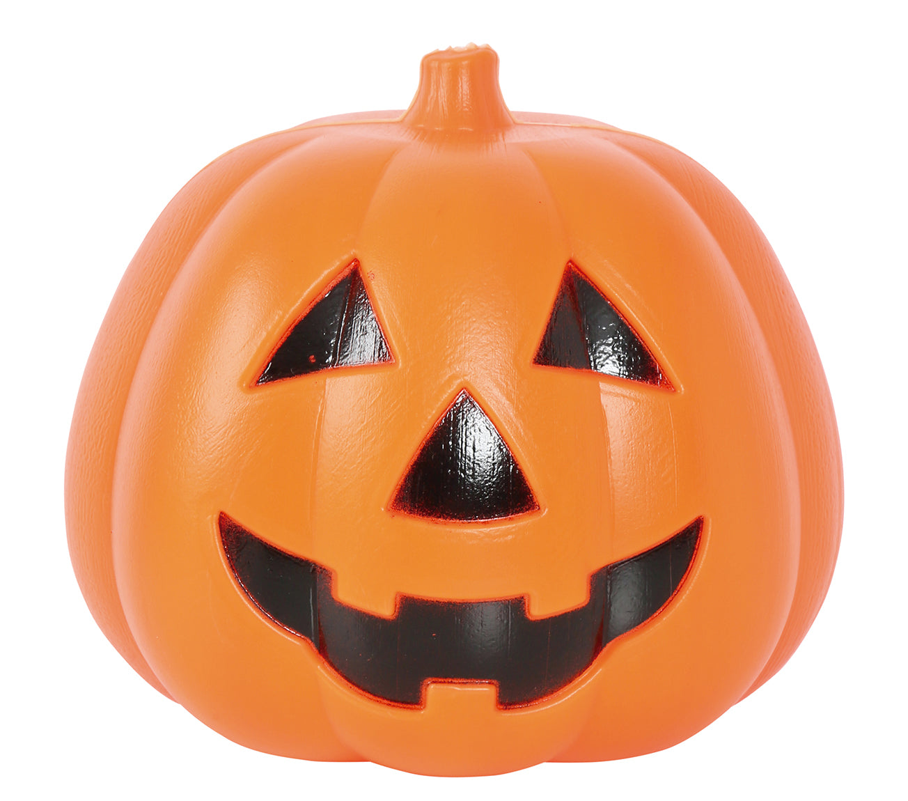 PUMPKIN WITH LIGHT, PLASTIC, 15 CMS.