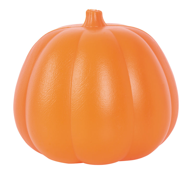 PUMPKIN WITH LIGHT, PLASTIC, 15 CMS.