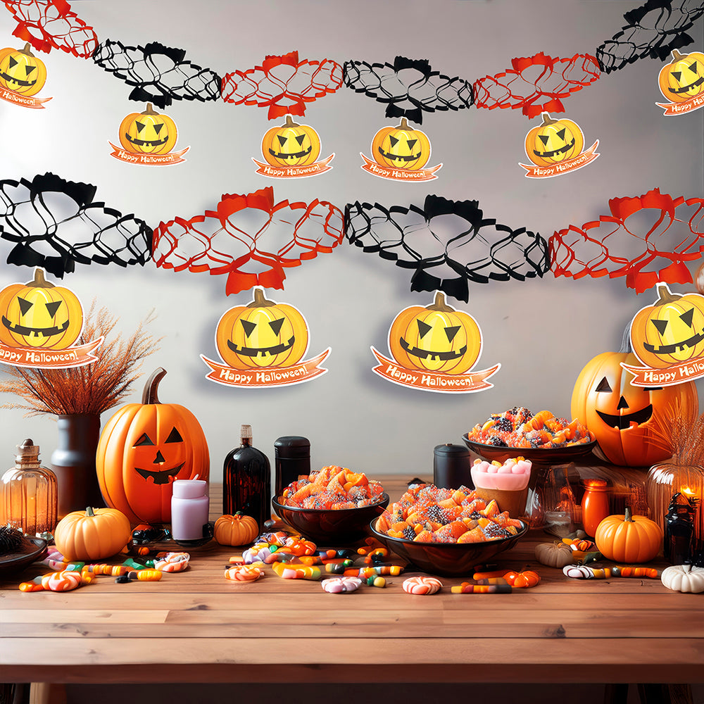 HALLOWEEN FANTASY GARLAND, 14.5x200 CM