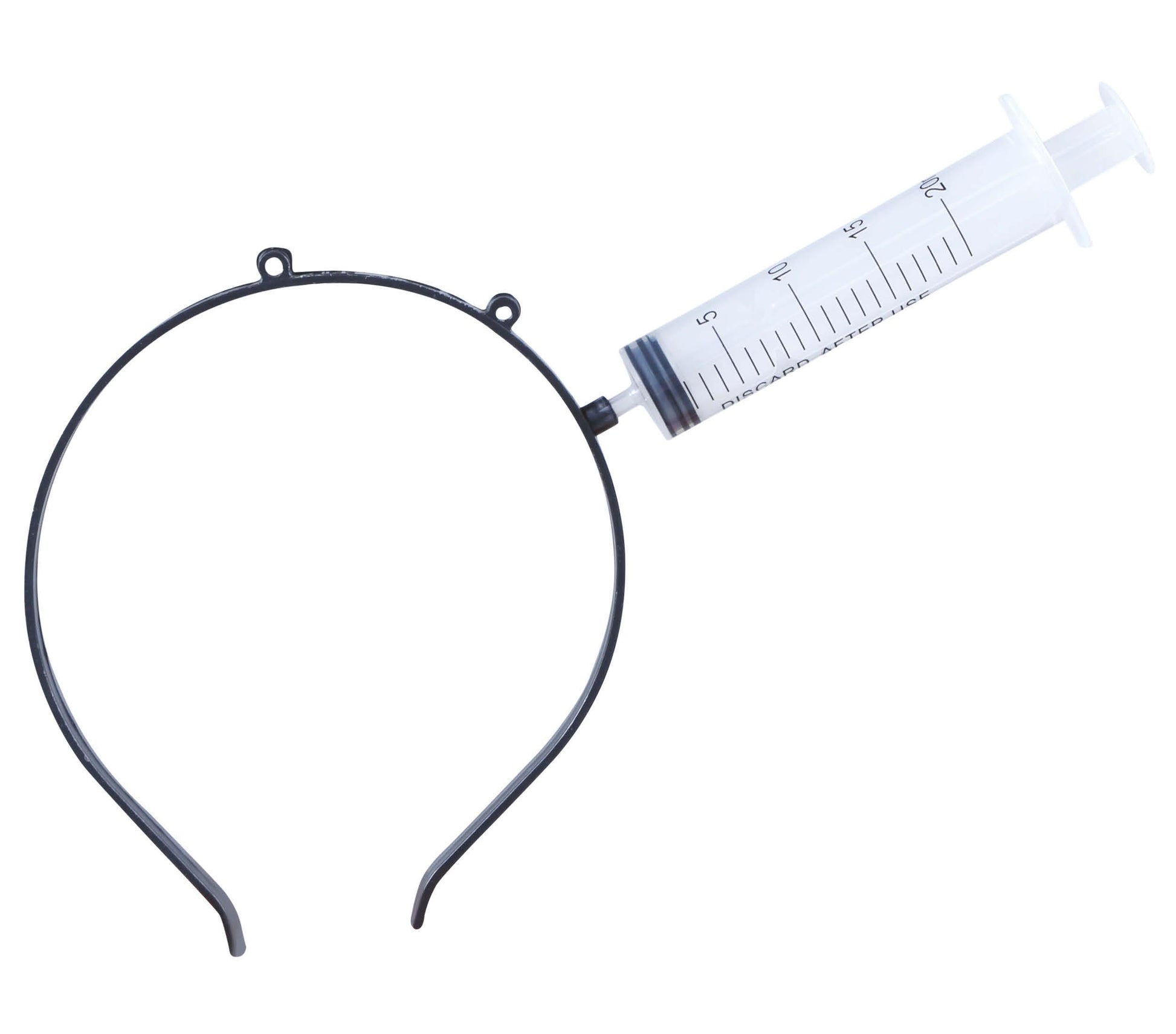 TIARA WITH SYRINGE