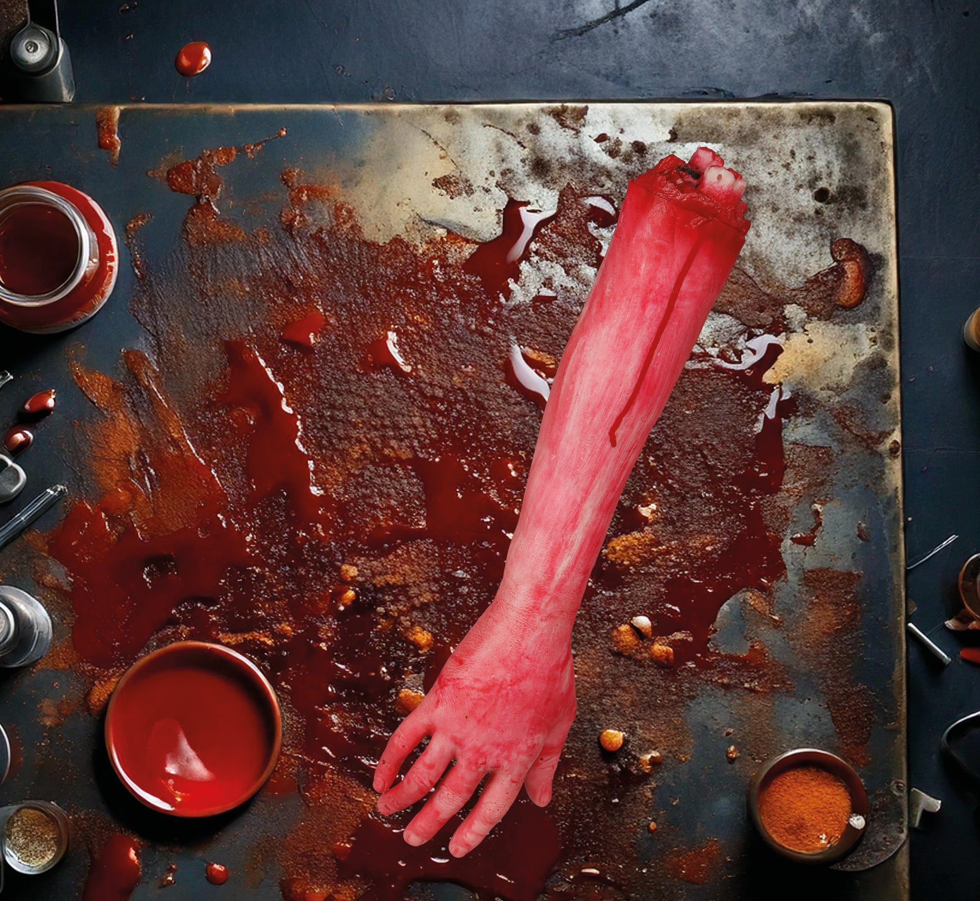 SEVERED ARM 40 CM, LATEX