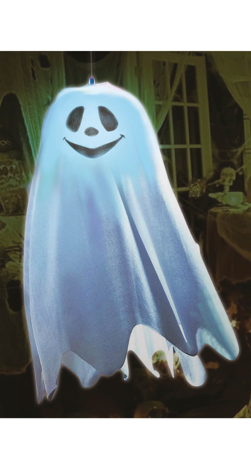 HANGING GHOST WITH LIGHT, 60 CM