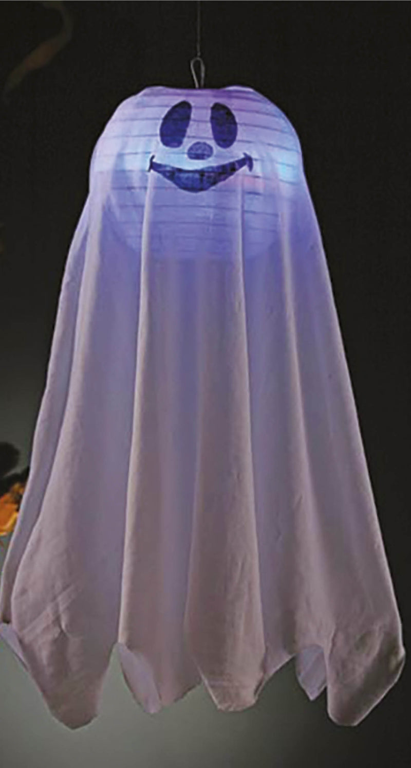 HANGING GHOST WITH LIGHT, 60 CM