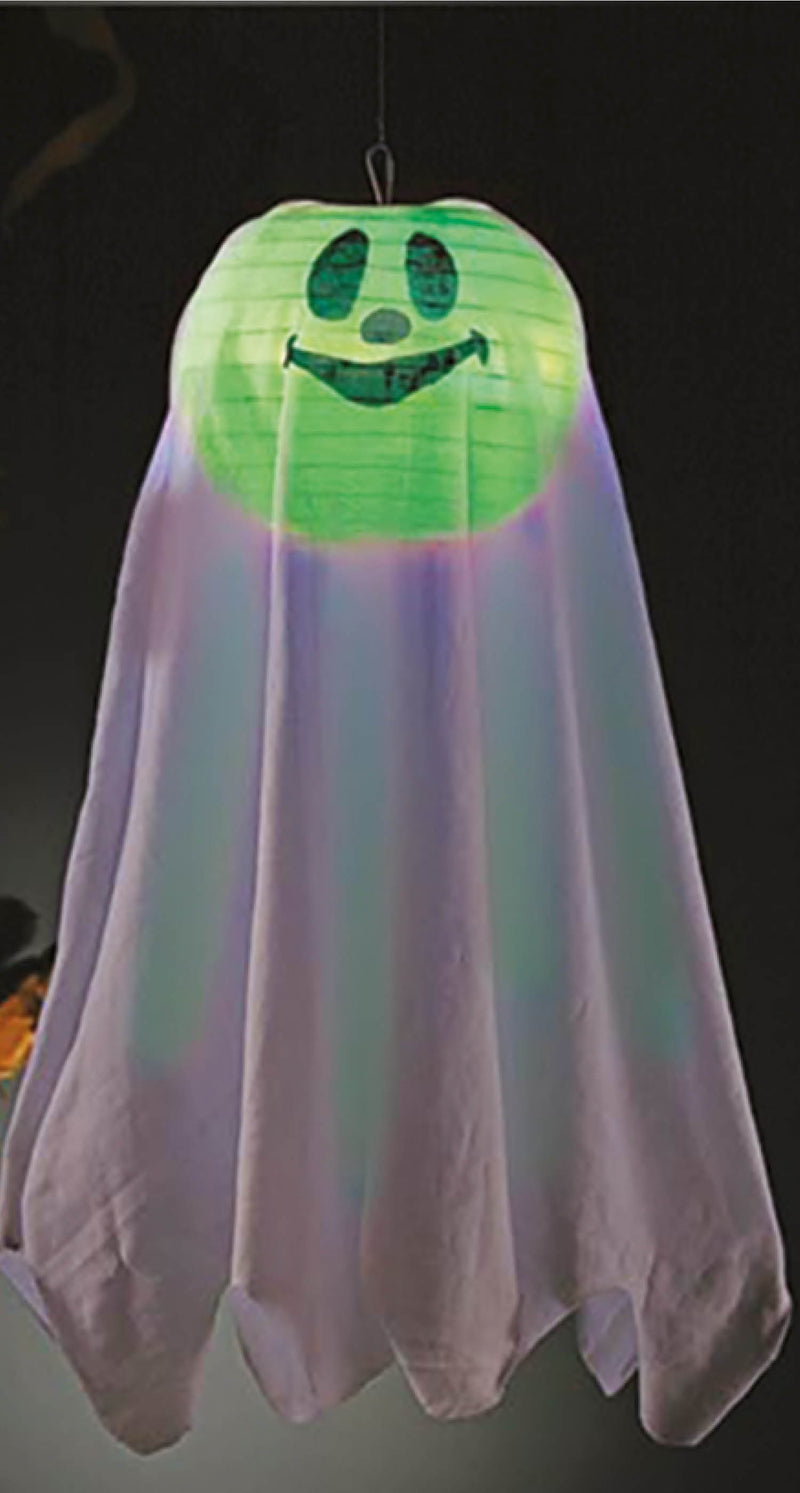 HANGING GHOST WITH LIGHT, 60 CM
