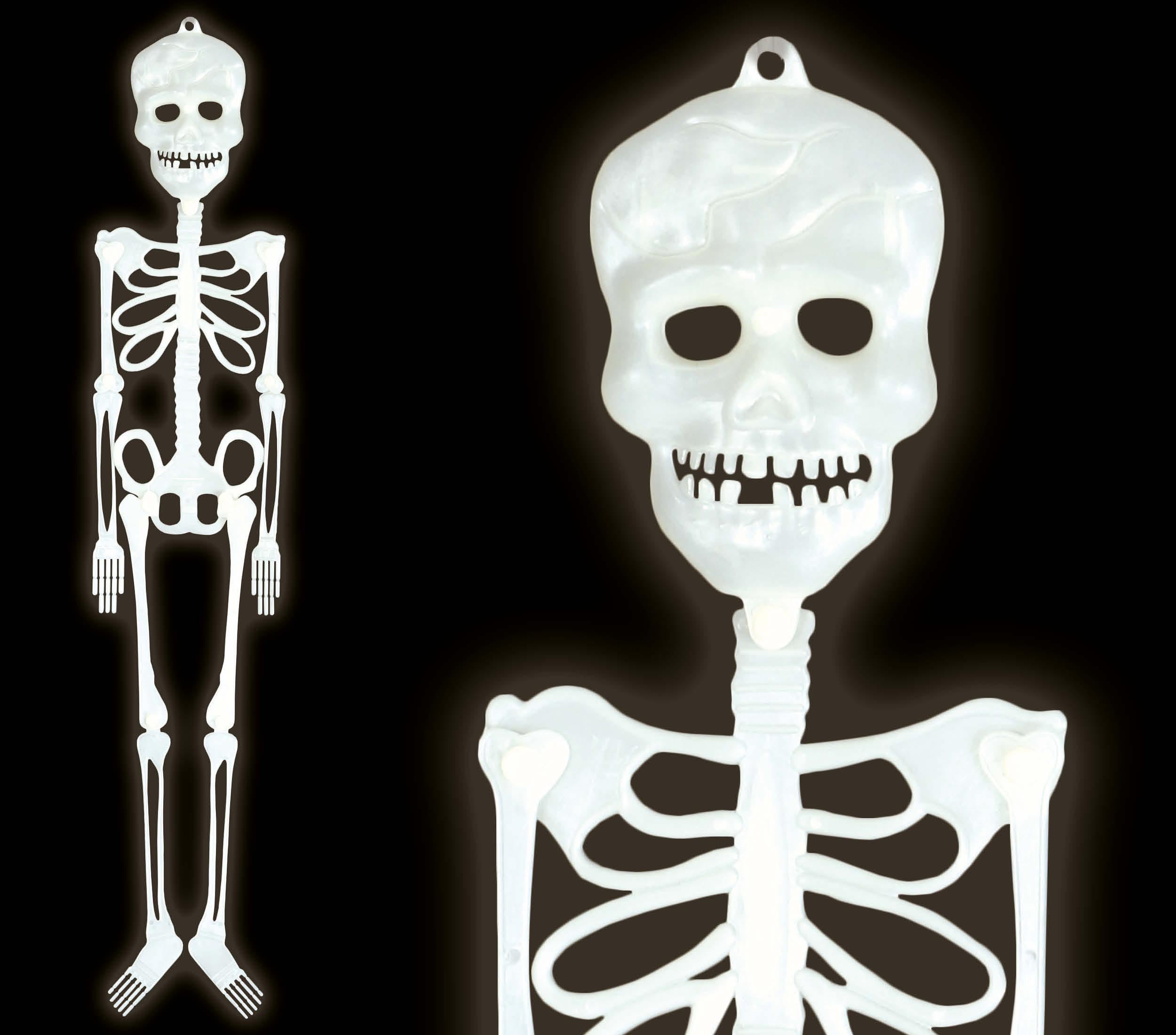 FLUORESCENT SKELETON 75 CM