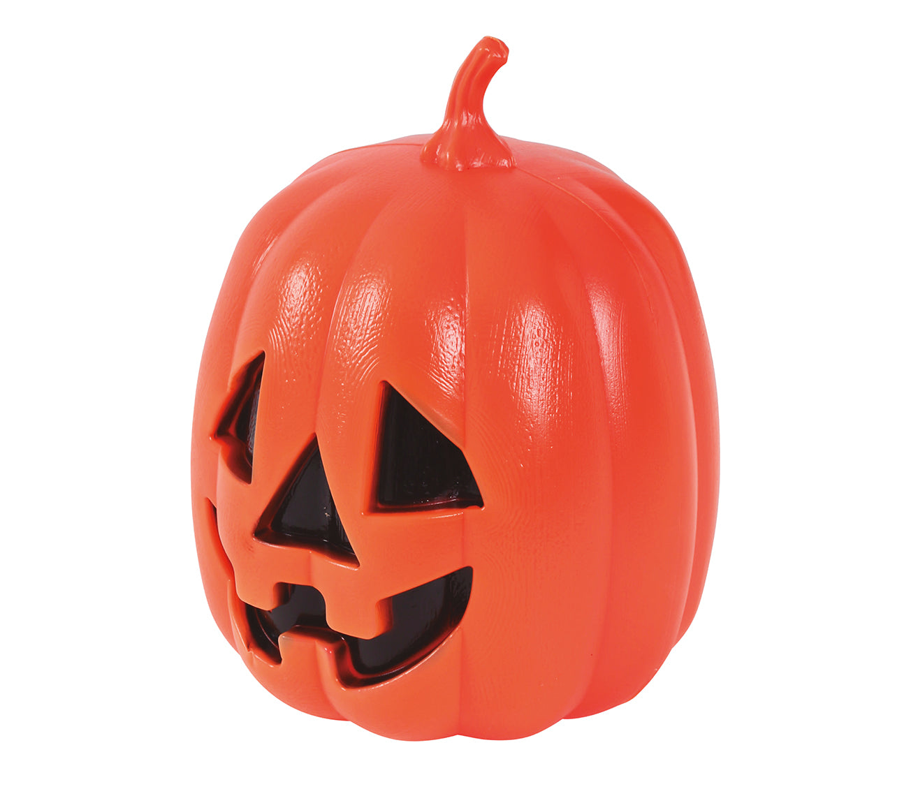 PUMPKIN WITH LIGHT, PLASTIC, 27 CMS