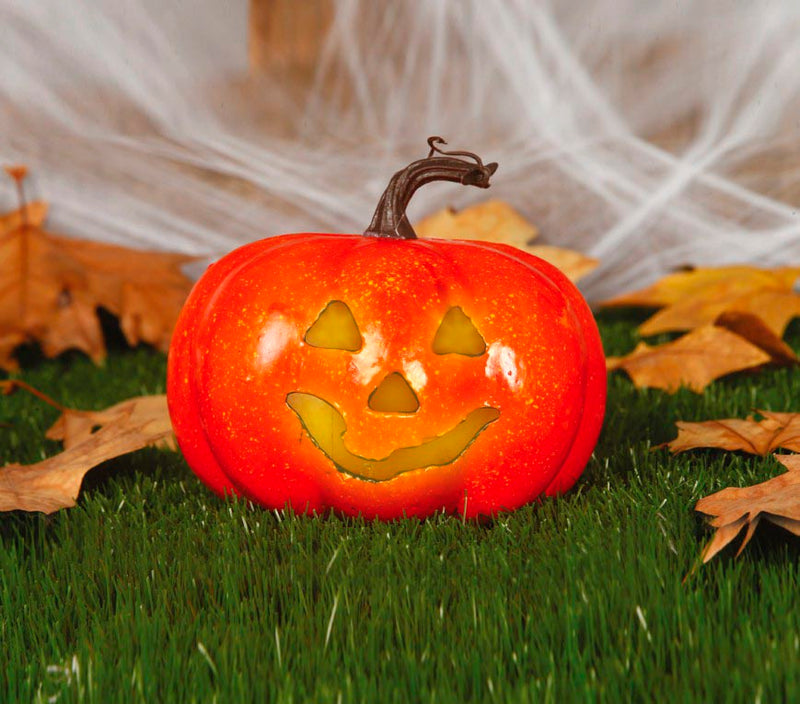 PUMPKIN WITH LIGHT 11 CM