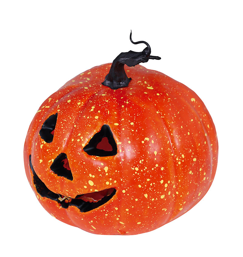 PUMPKIN WITH LIGHT 11 CM