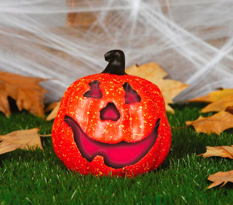 PUMPKIN WITH LIGHT 15 CM