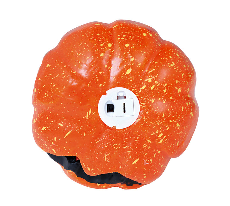 PUMPKIN WITH LIGHT 17 CM