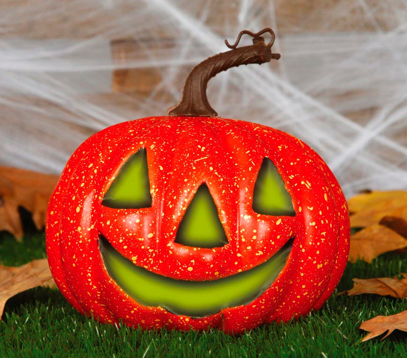PUMPKIN WITH LIGHT 20 CM