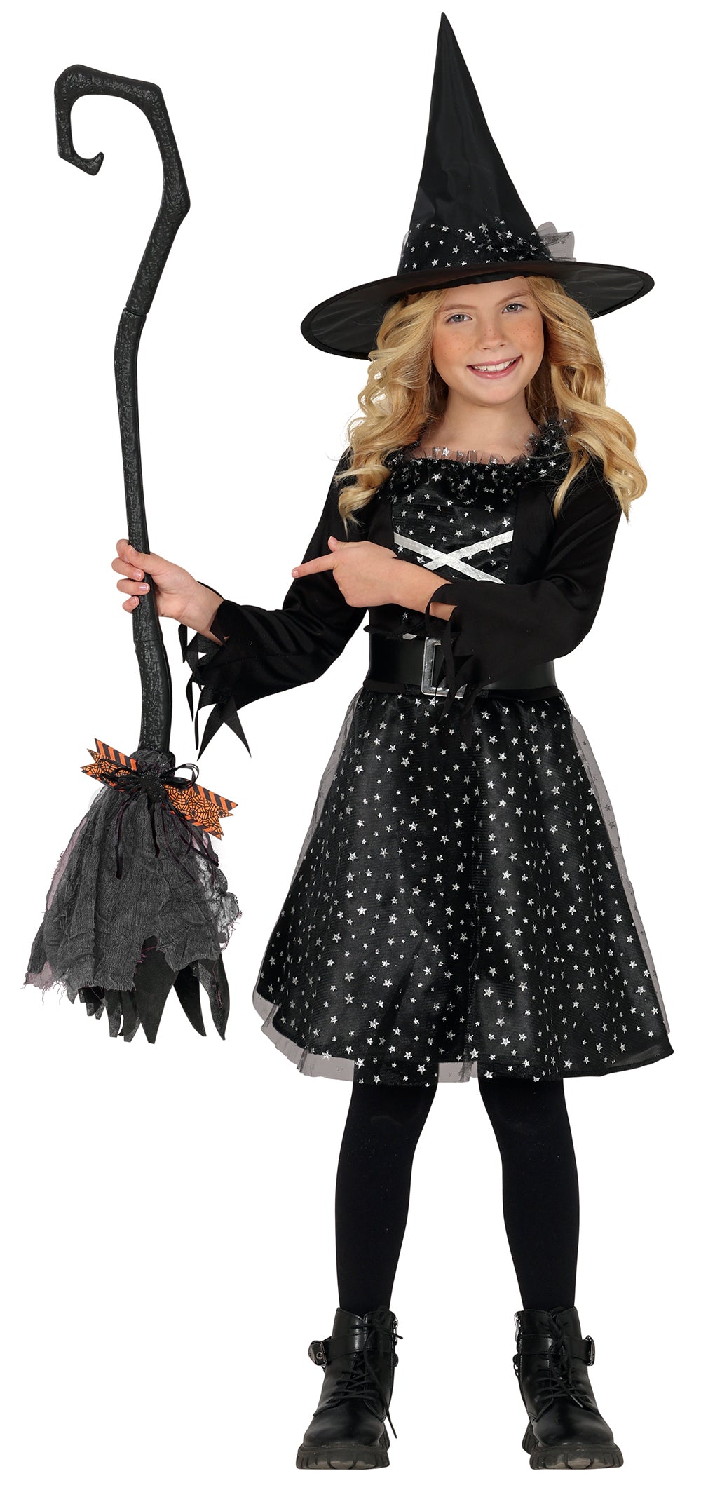 DETACHABLE WITCH BROOM 90 CMS