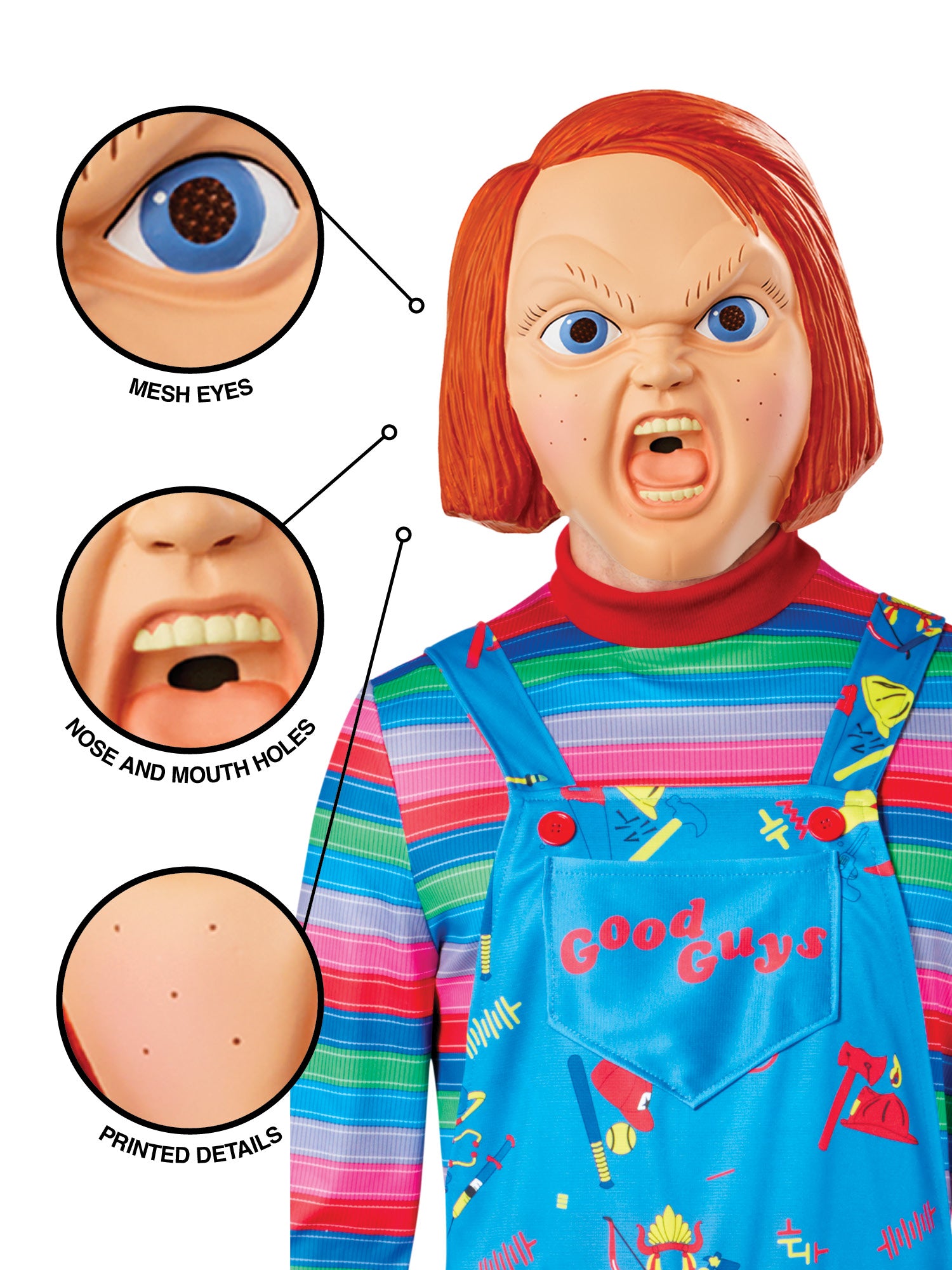 Chucky Half Mask