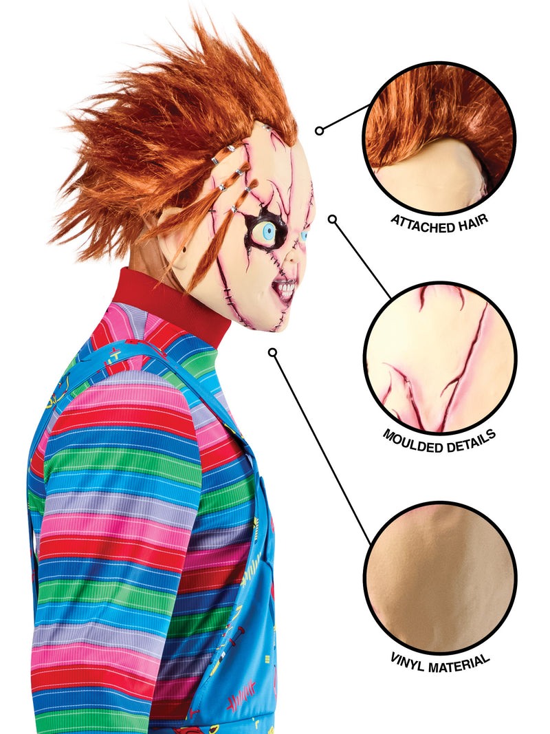 Chucky Stitched Up 3/4 Mask