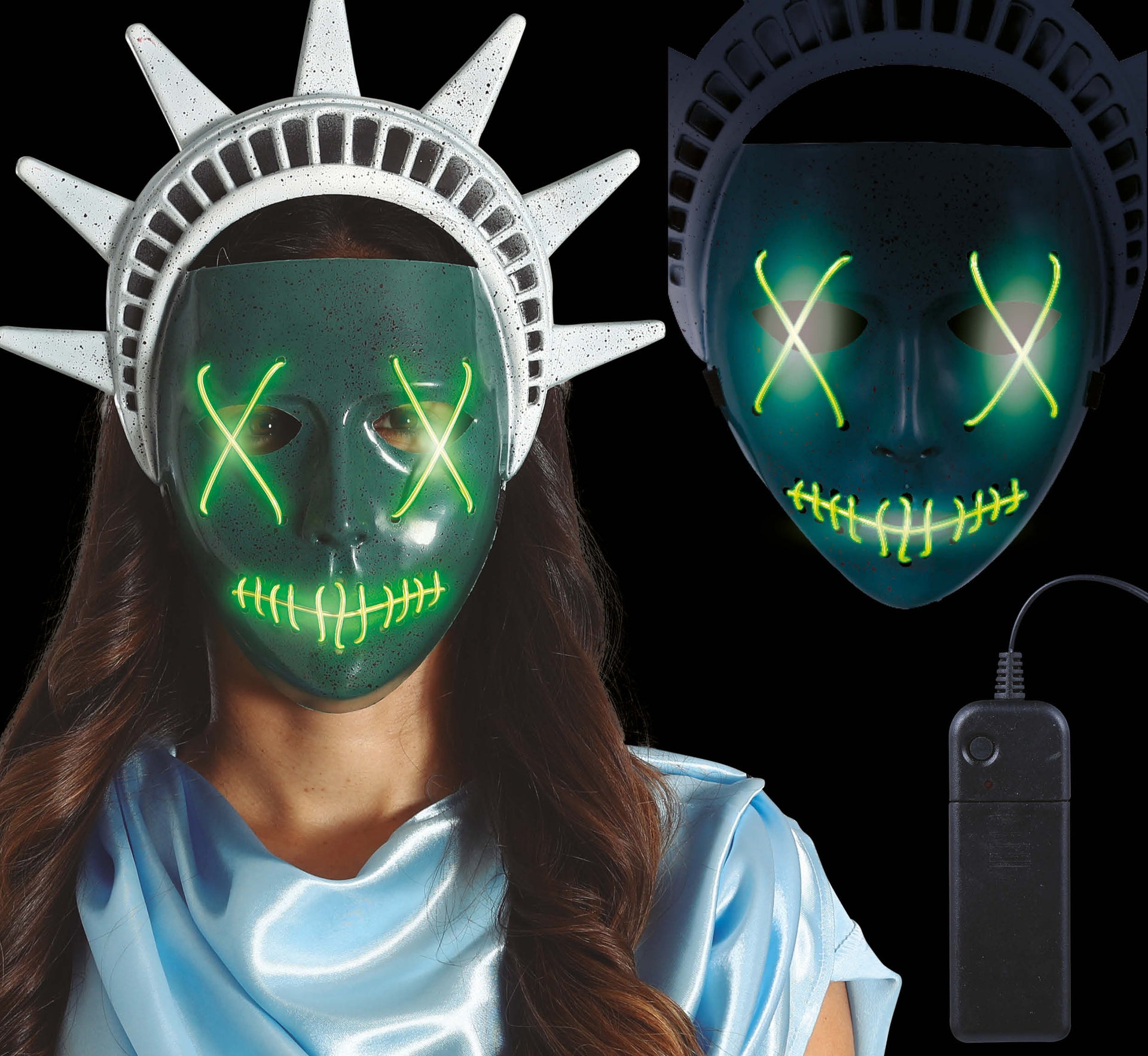 FREEDOM MASK WITH LIGHT, PVC