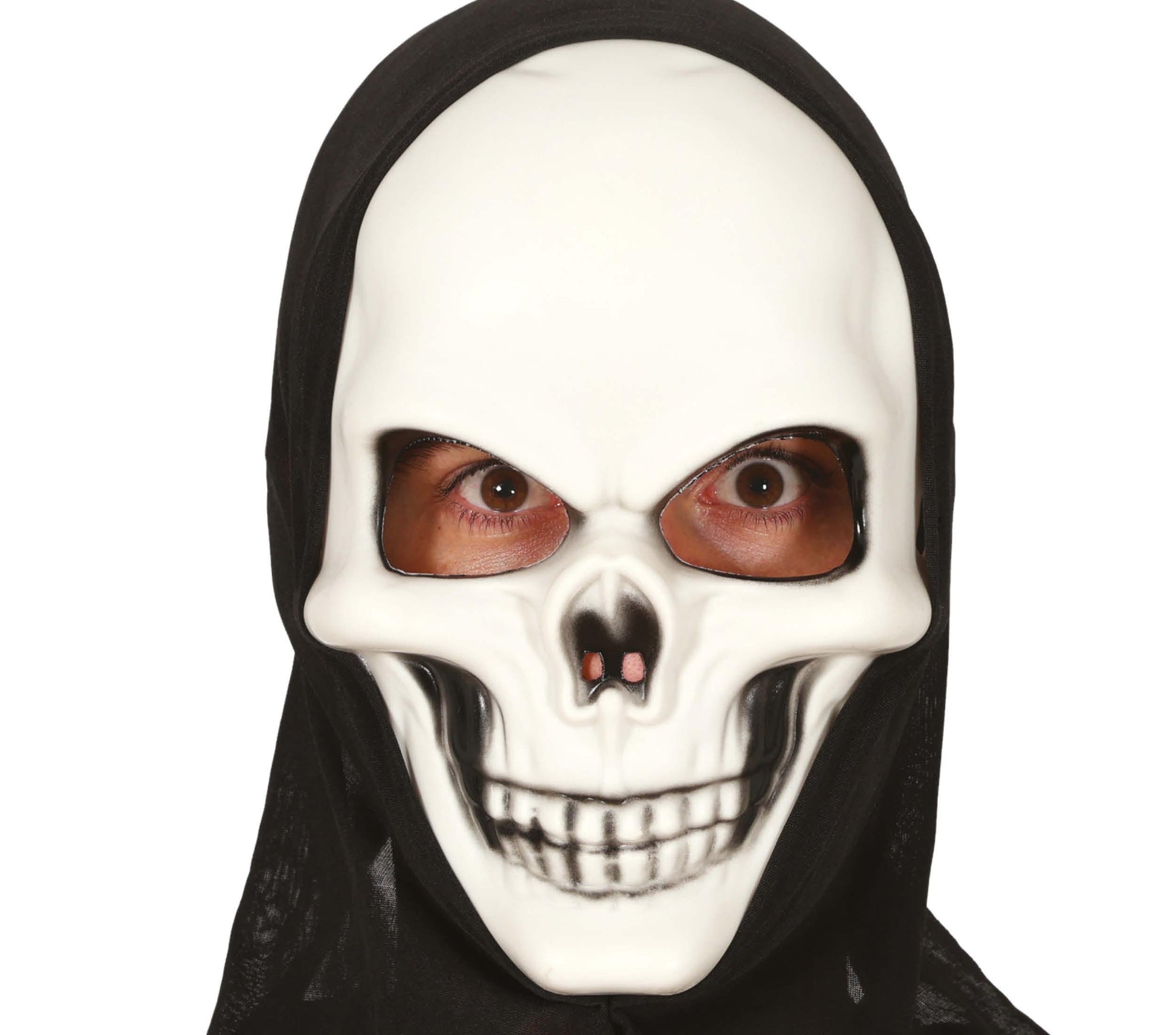 SKULL MASK WITH HOOD PVC