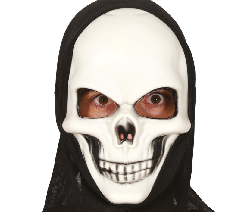 SKULL MASK WITH HOOD PVC