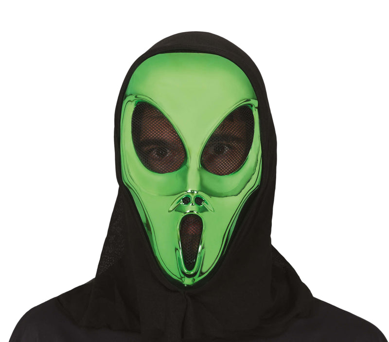 ALIEN MASK WITH HOOD PVC