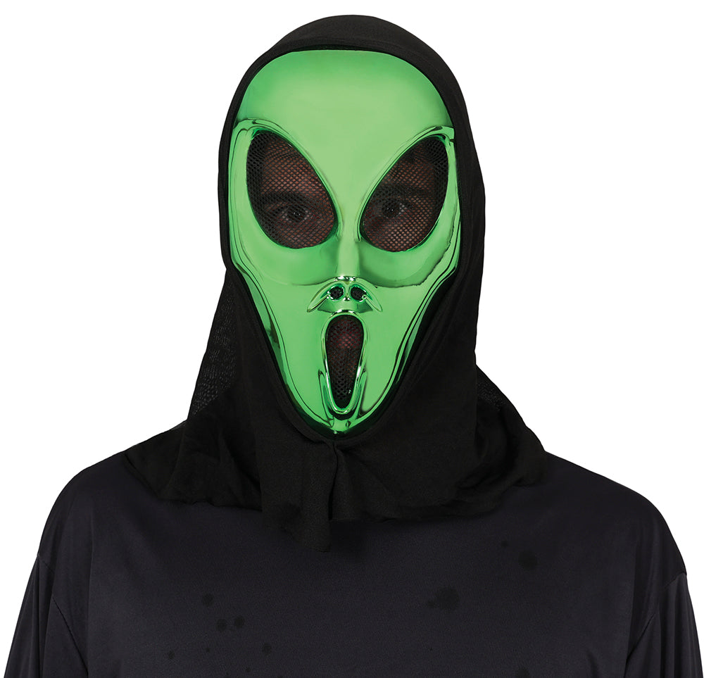 ALIEN MASK WITH HOOD PVC