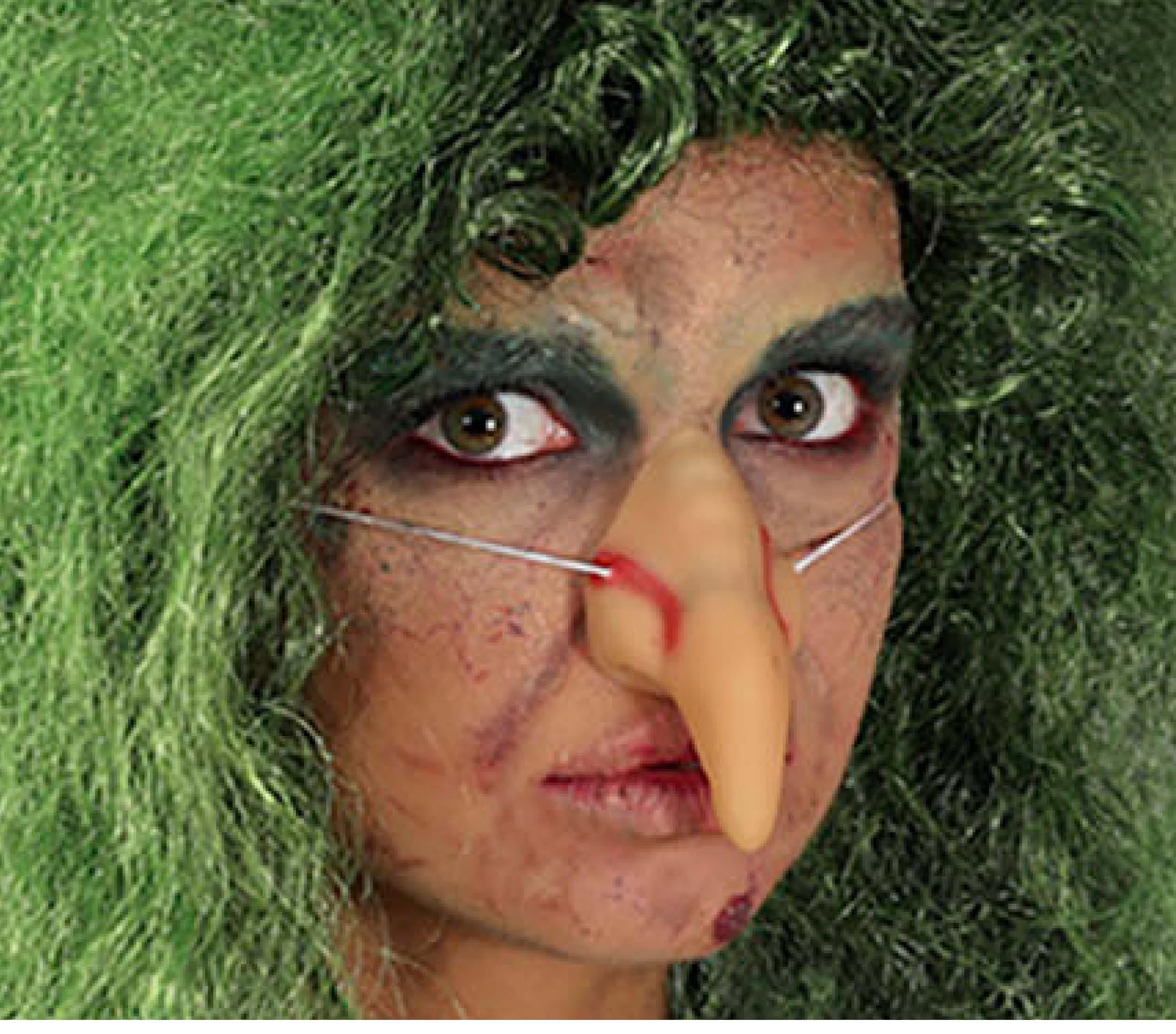 LATEX WITCH NOSE WITH RUBBER
