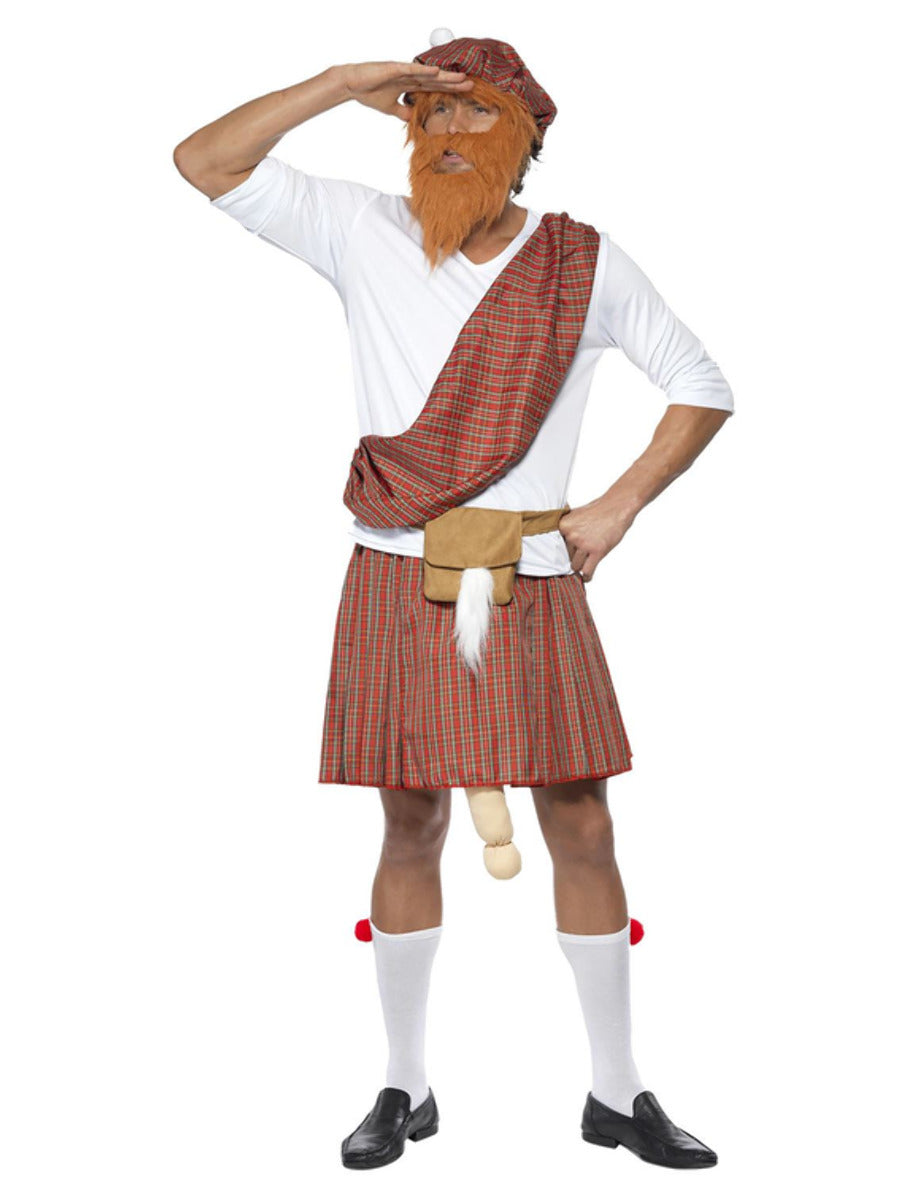 Well Hung Highlander Costume, Red - 5