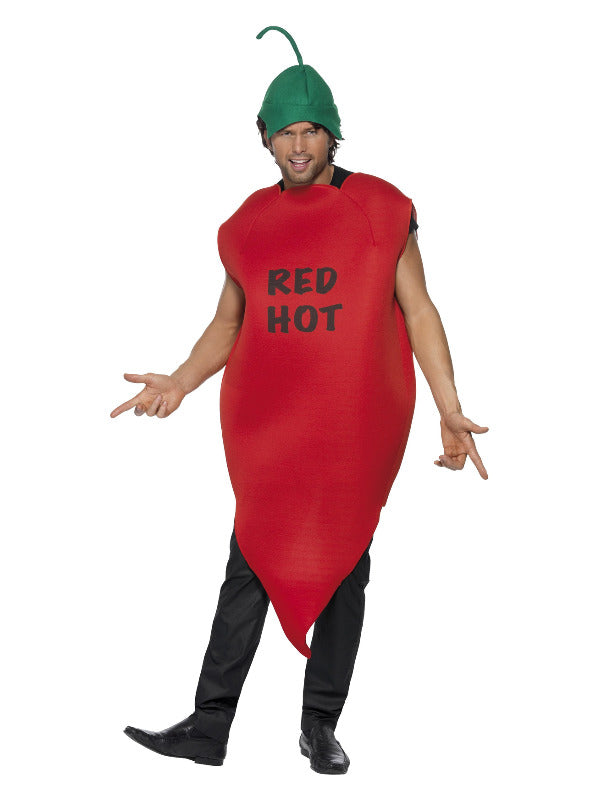 Chilli Pepper Costume, Red - 2