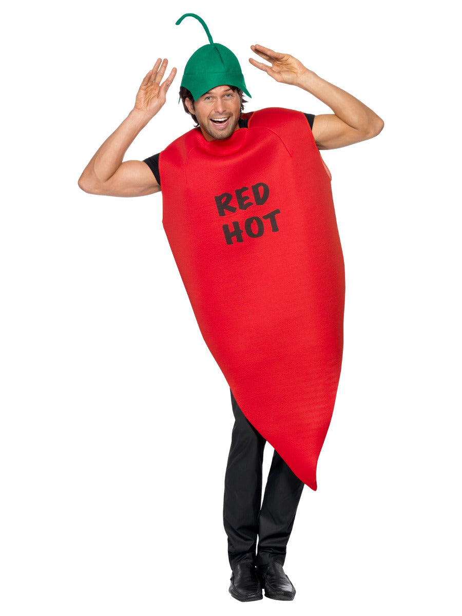 Chilli Pepper Costume, Red - 5
