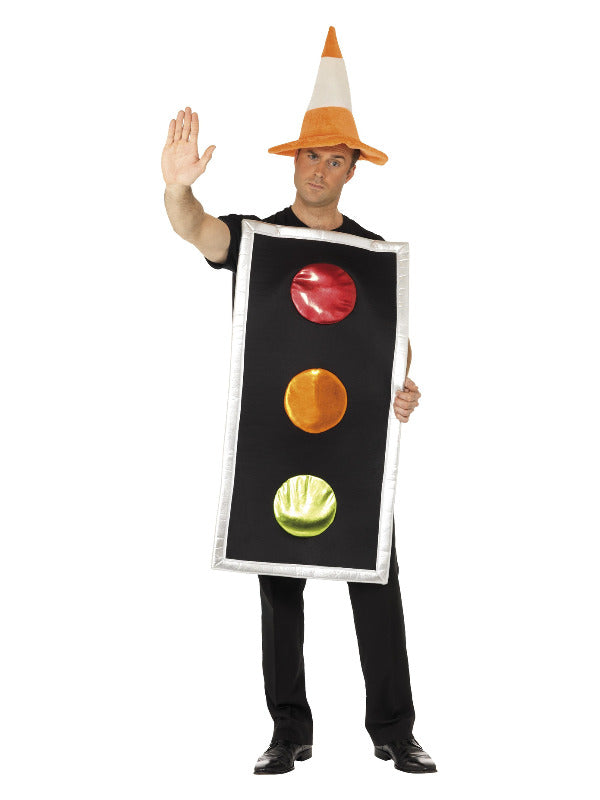Traffic Light Costume, Black - 2