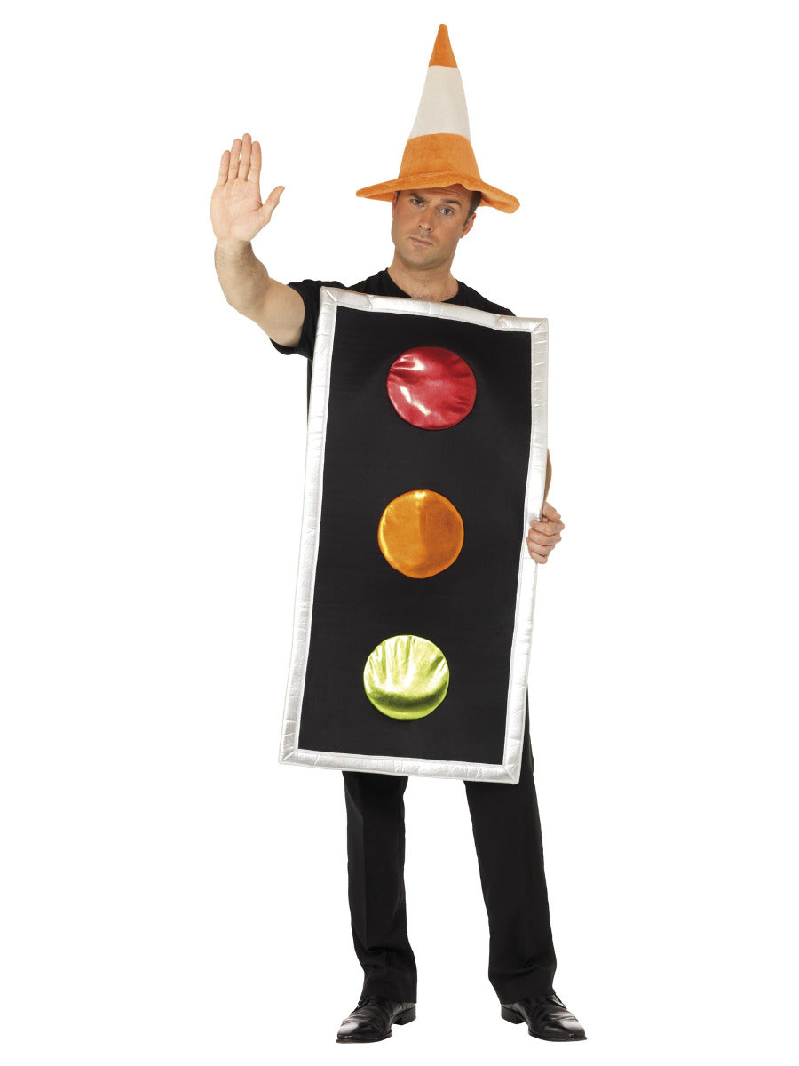 Traffic Light Costume, Black - 1