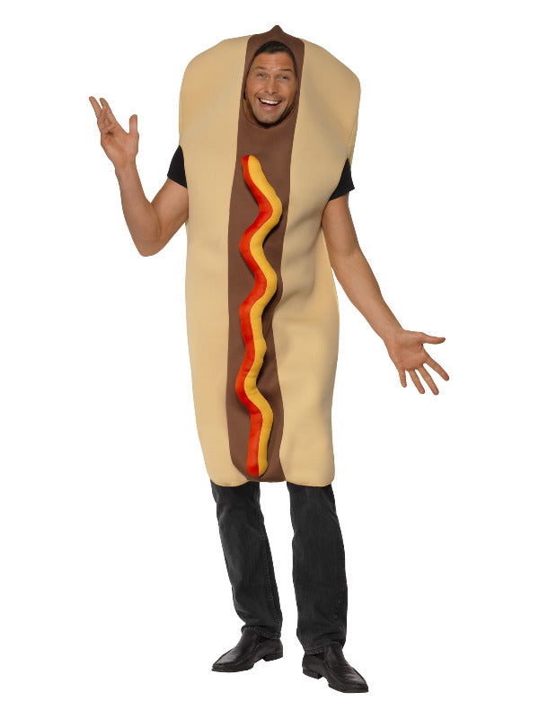 Giant Hot Dog Costume, Brown - 2