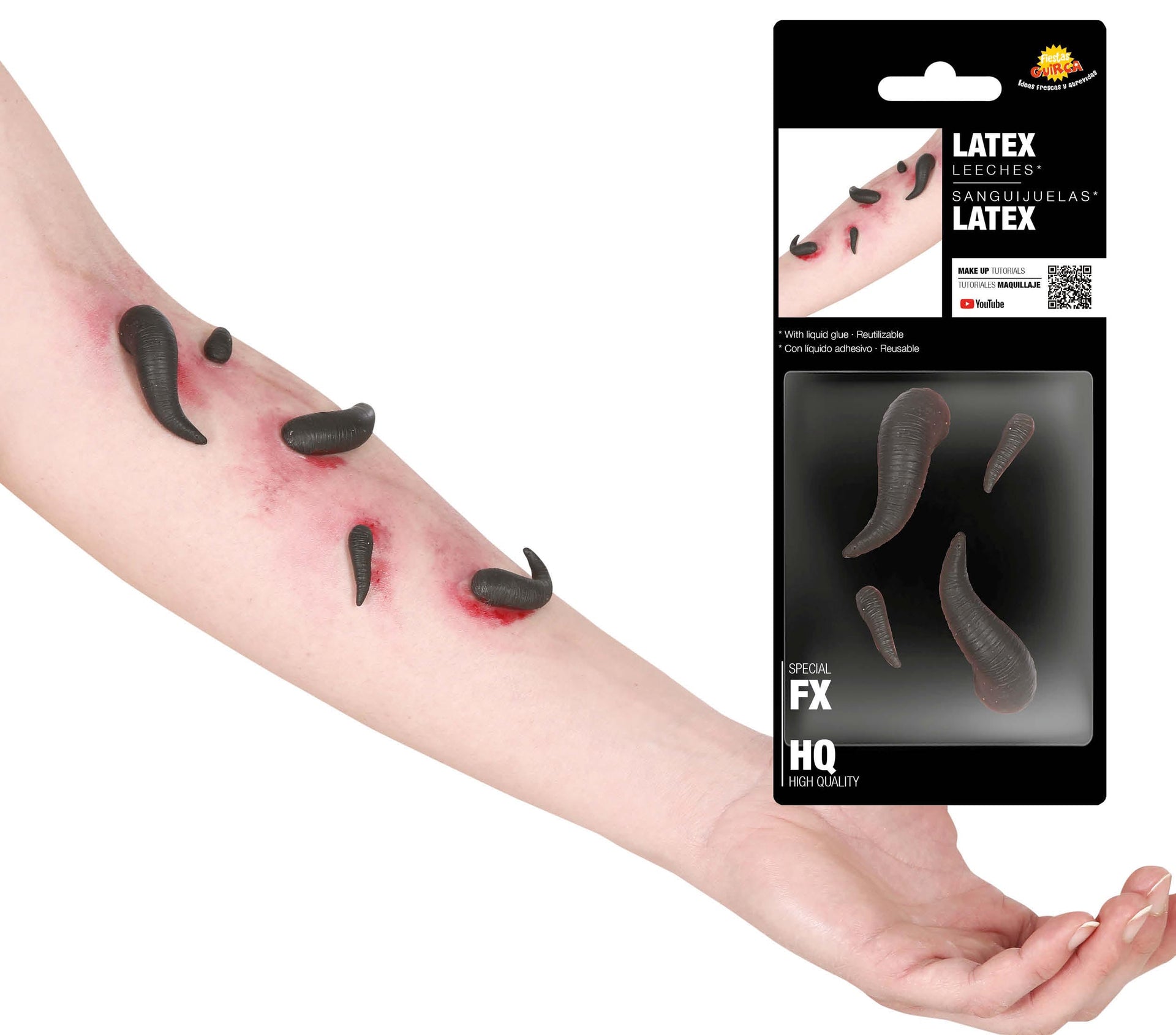 BAG 5 LATEX LEECHES