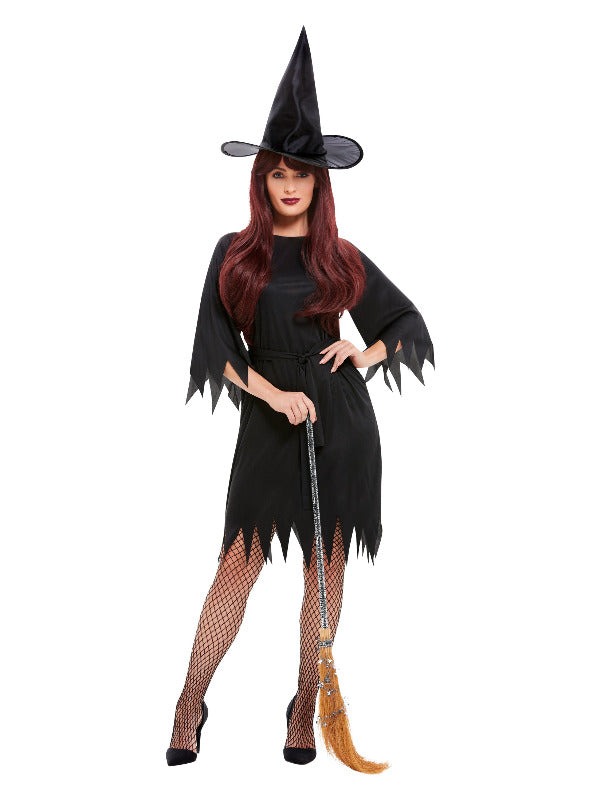 Spooky Witch Costume, Black - 2