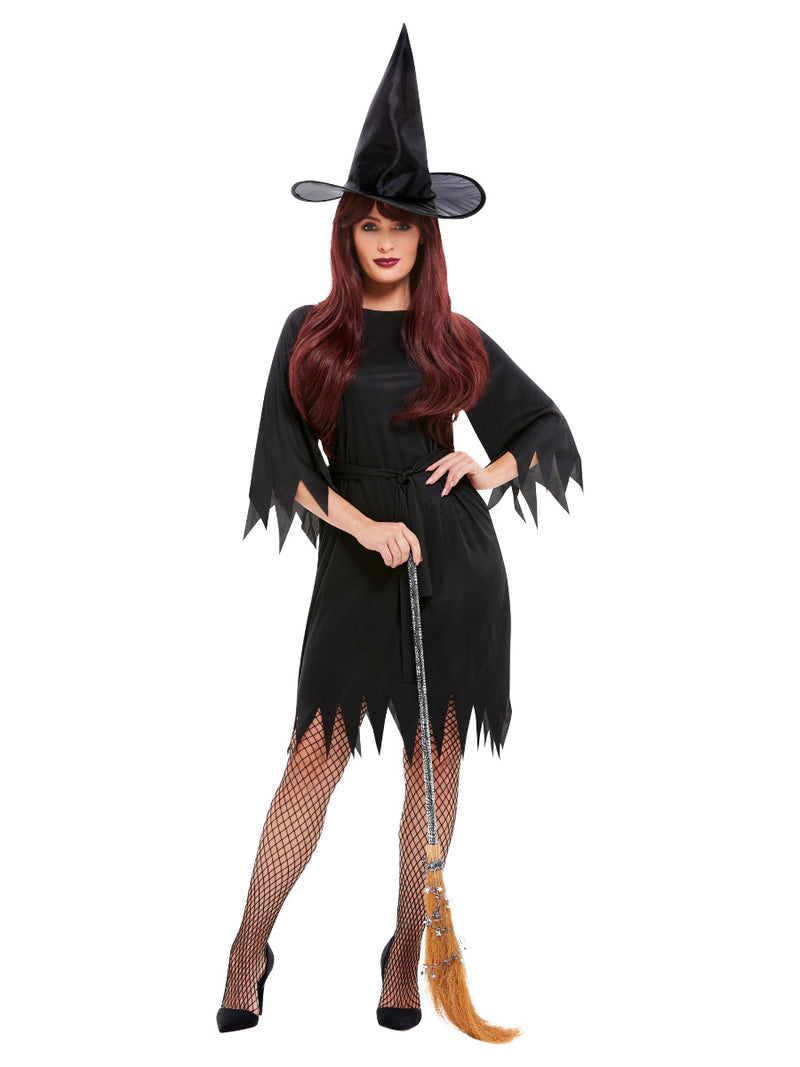 Spooky Witch Costume, Black - 1