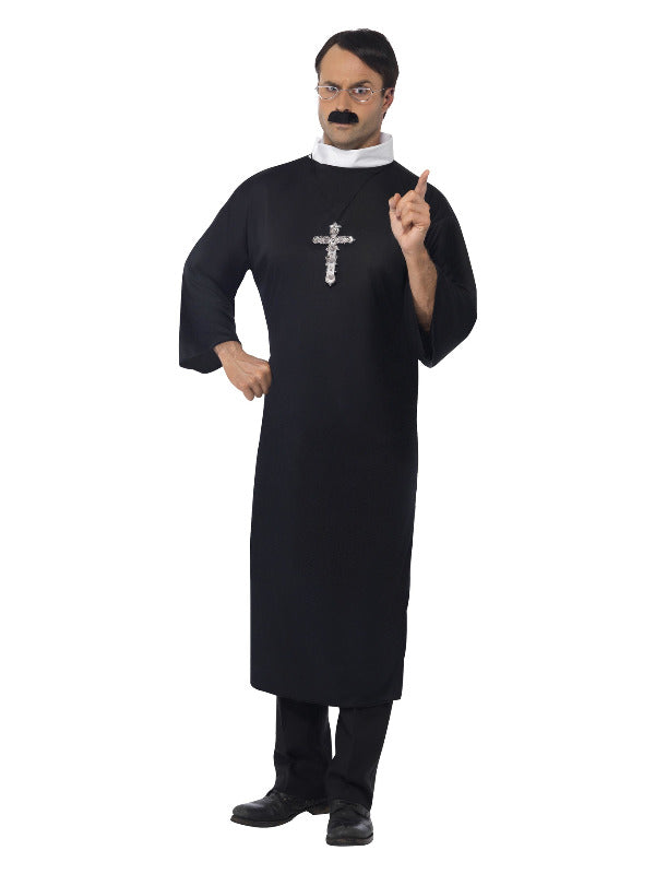 Priest Costume, Black - 2