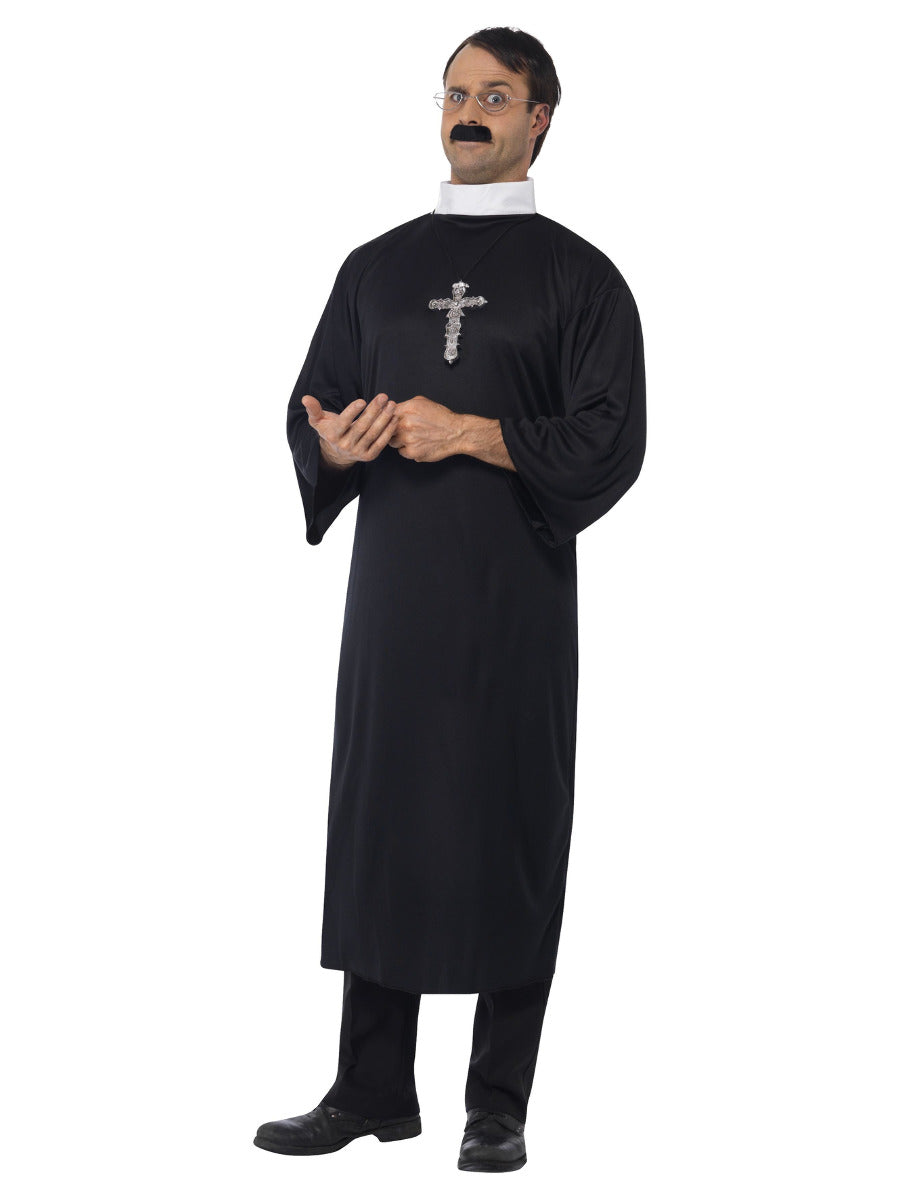 Priest Costume, Black - 5
