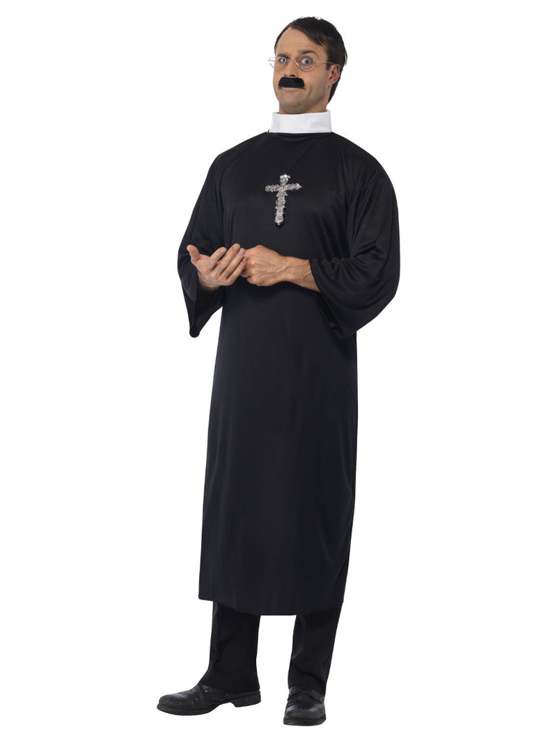 Priest Costume, Black - 5