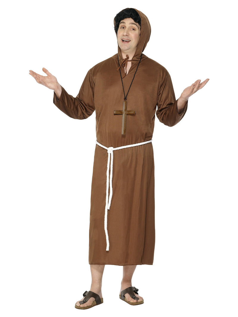 Monk Costume, Brown - 3