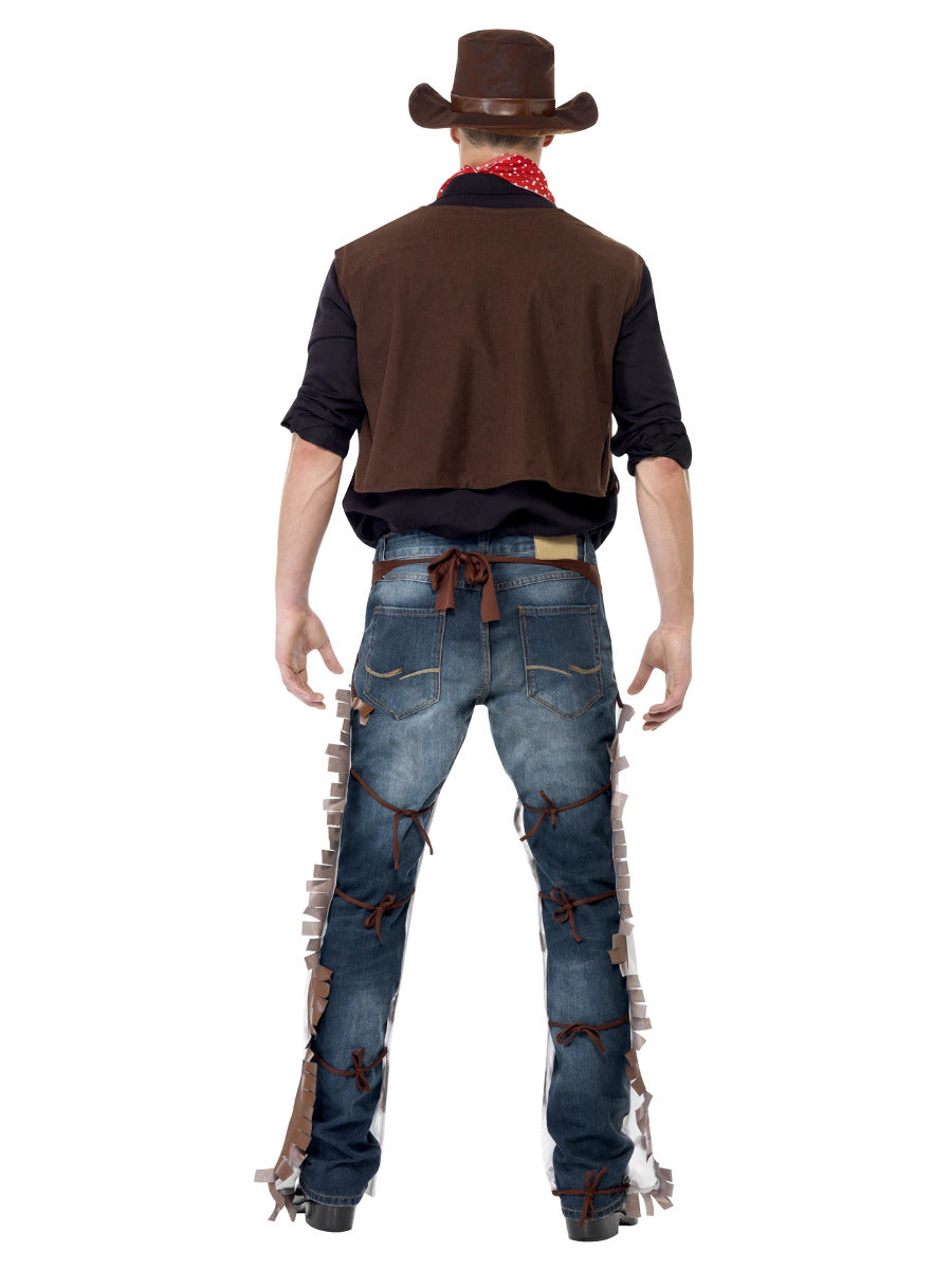 Cowboy Costume, Brown - 3