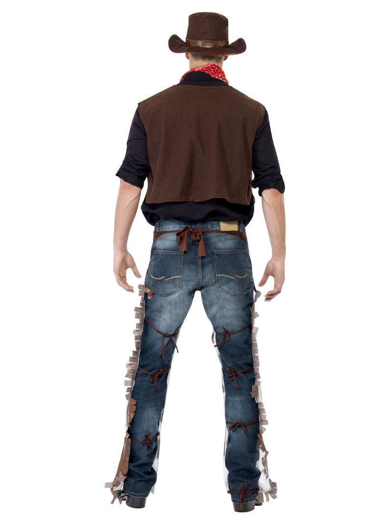Cowboy Costume, Brown - 3