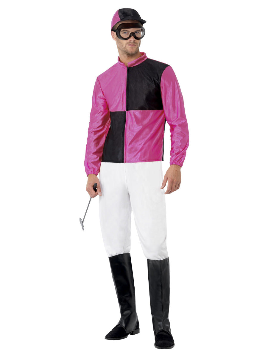 Jockey Costume, Pink & Black - 1