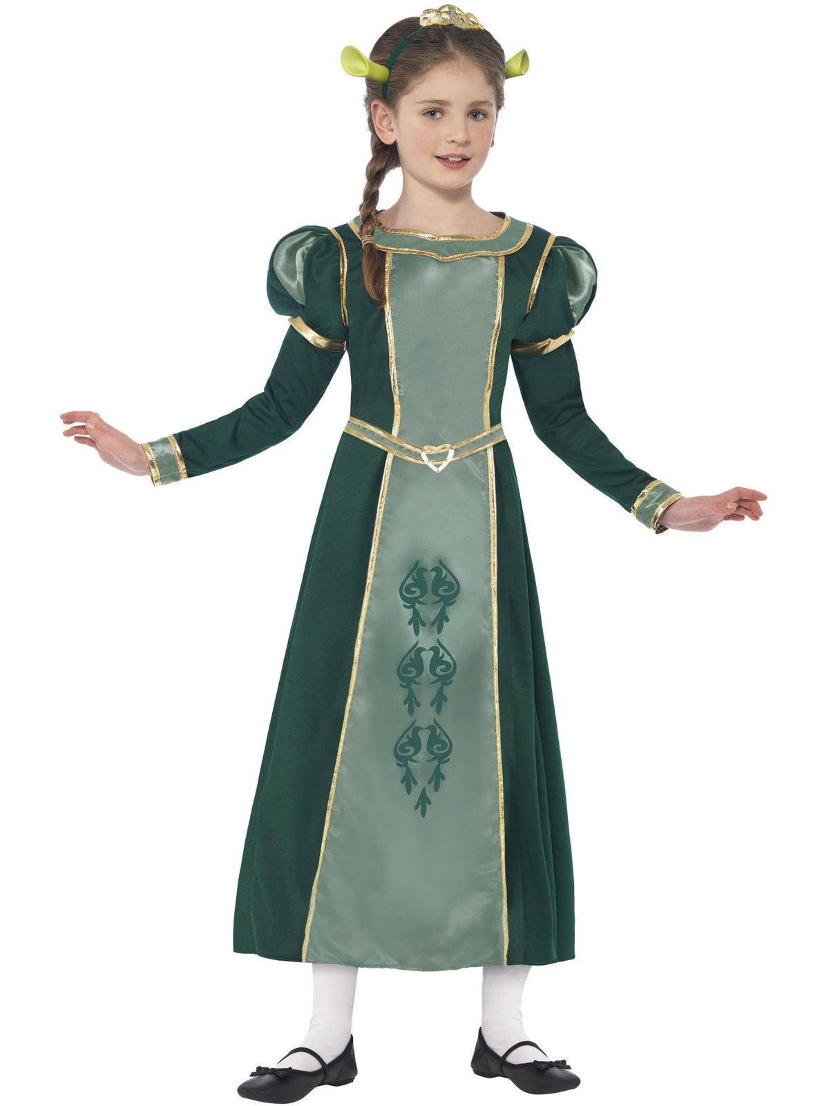 Shrek Princess Fiona Costume, Green 1