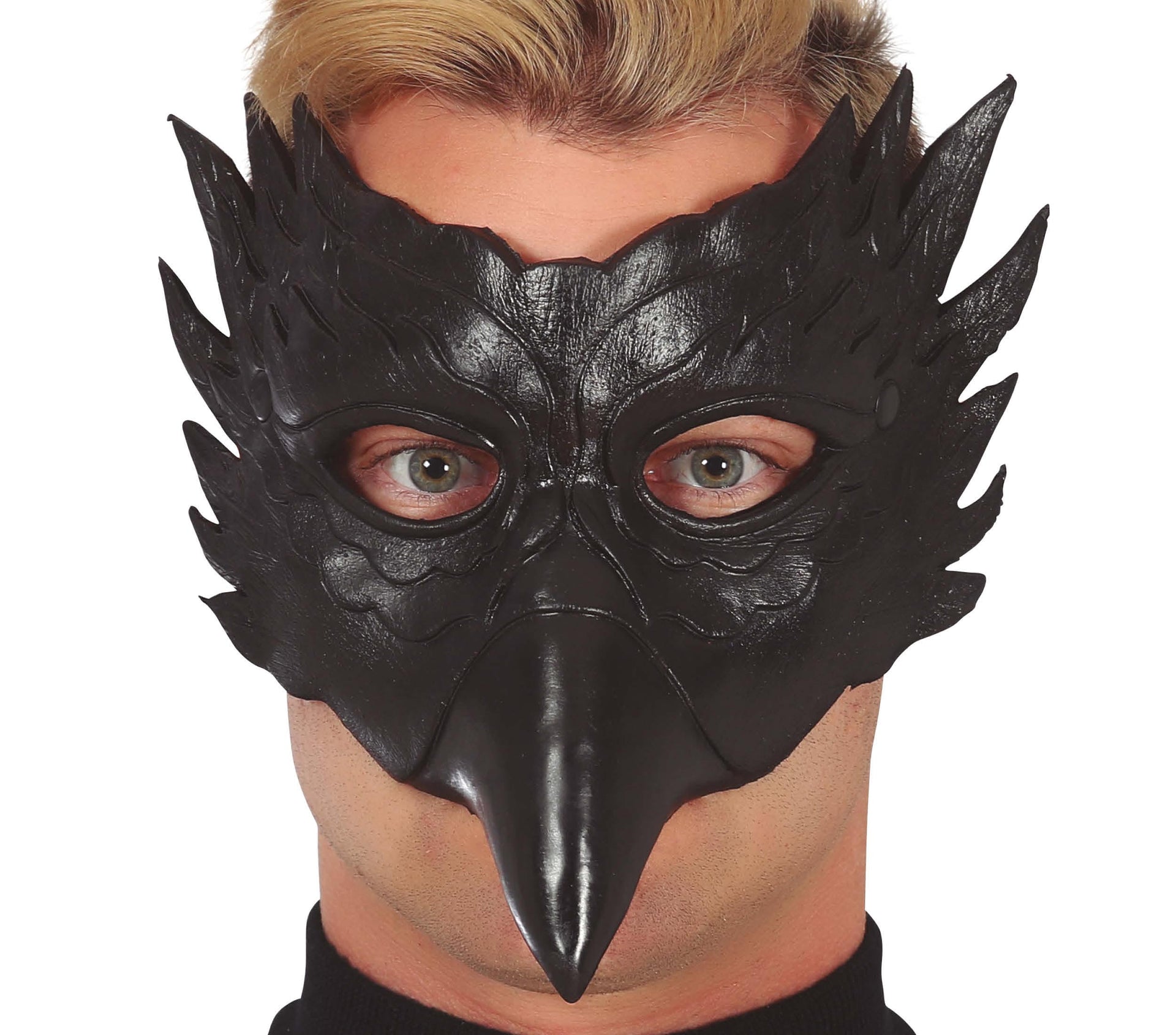 HALF MASK BLACK OWL, EVA