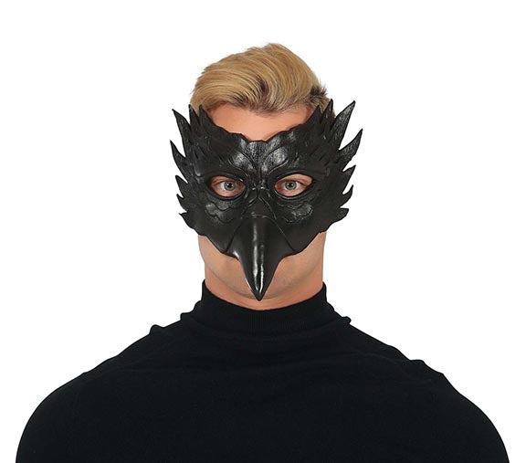HALF MASK BLACK OWL, EVA