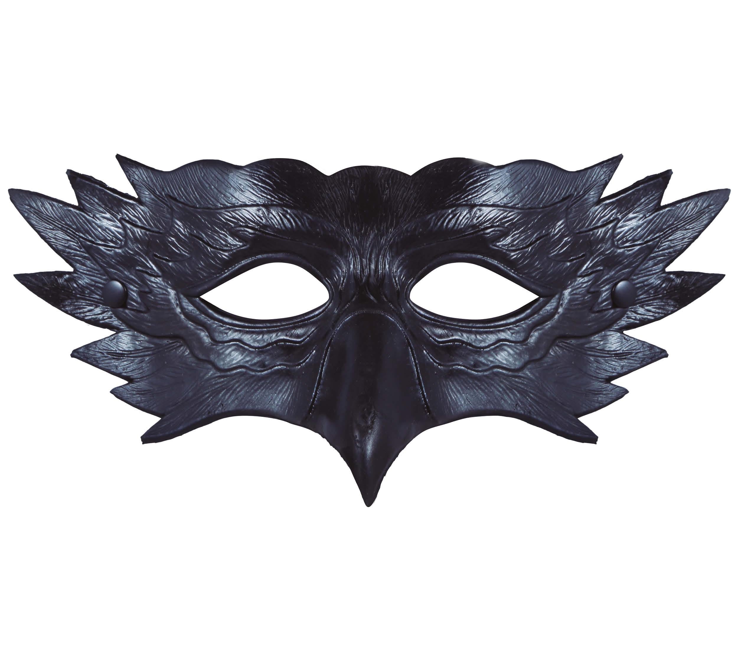 HALF MASK BLACK OWL, EVA