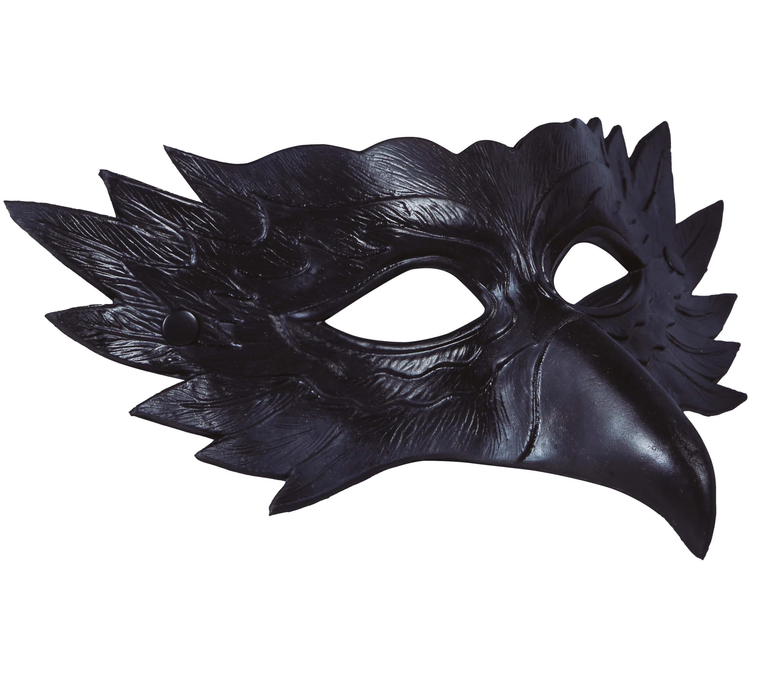 HALF MASK BLACK OWL, EVA