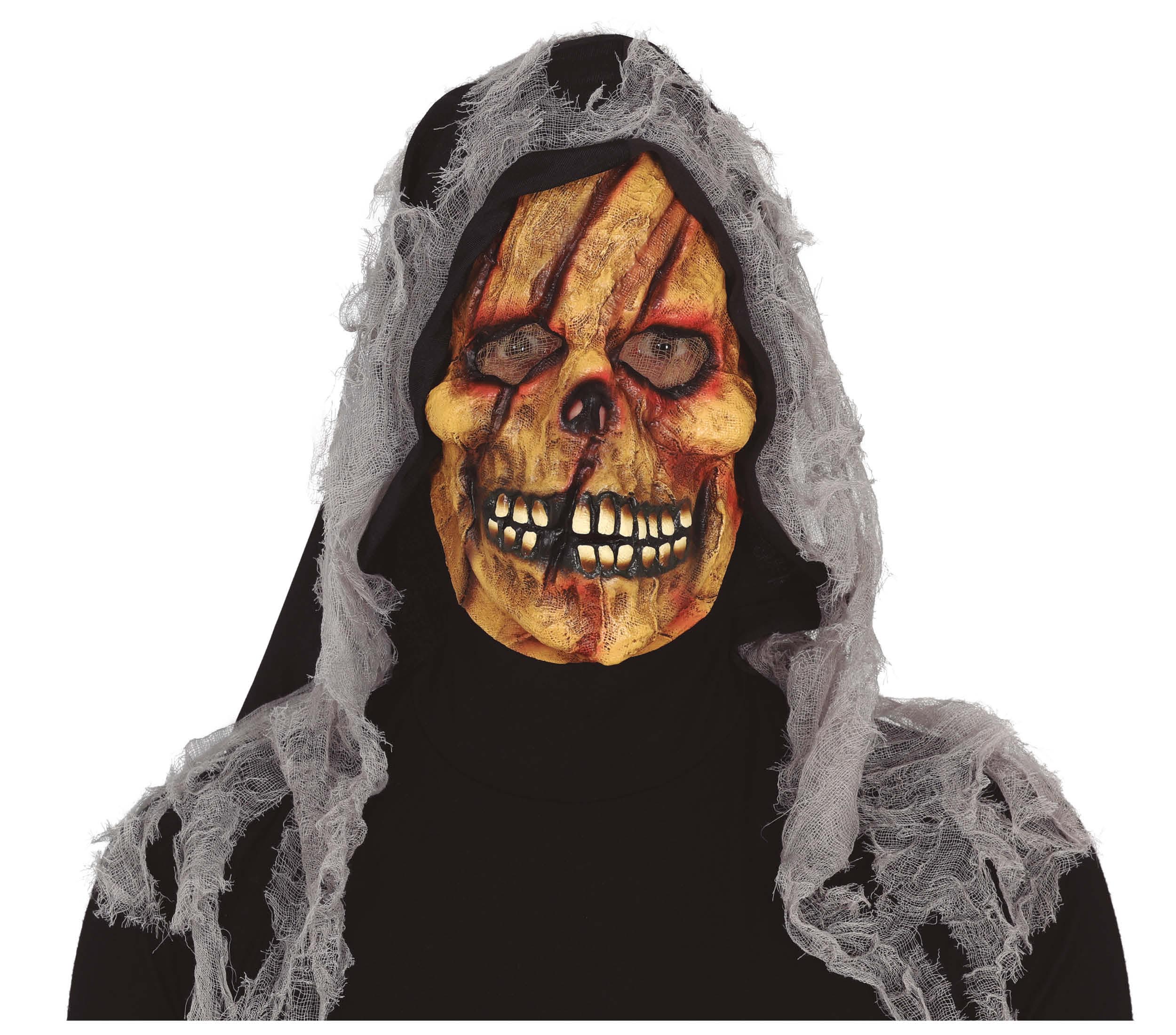 SKELETON MASK WITH HOOD, VINYL