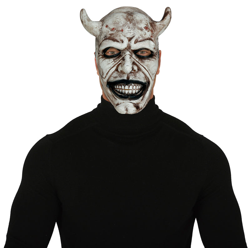 WHITE DEVIL MASK, LATEX