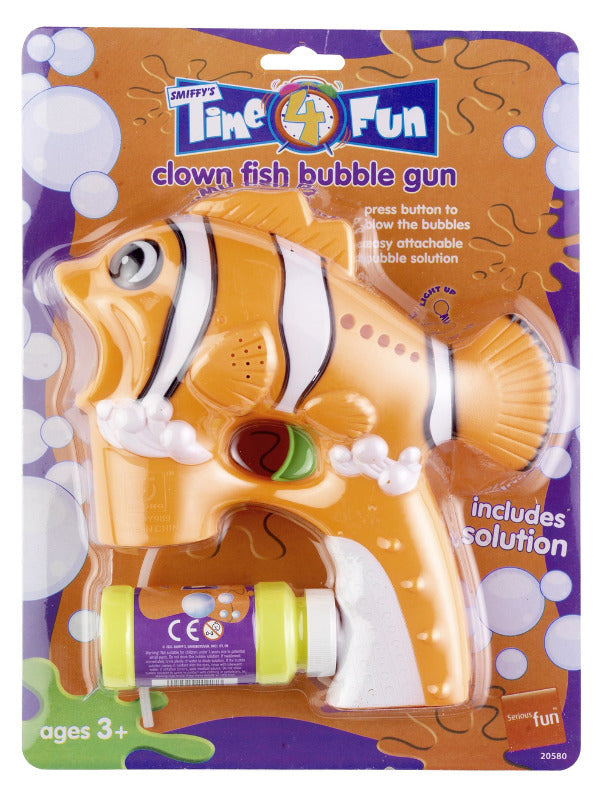Clown Fish Bubble Gun, Orange - 2