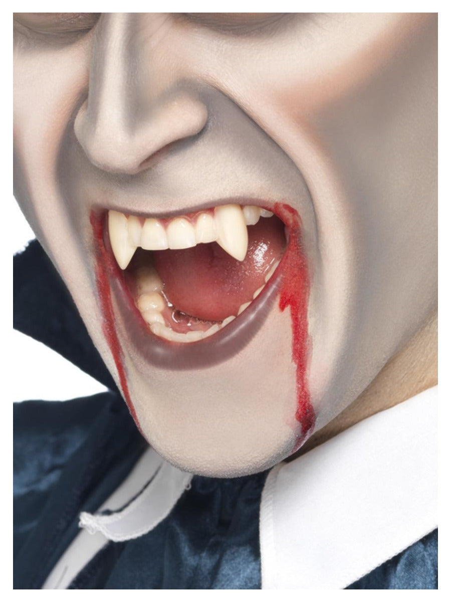 Smiffys Make-Up FX, Vampire Fang Tooth Caps, White - 1