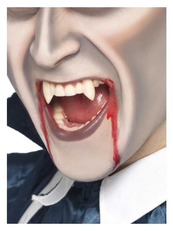 Smiffys Make-Up FX, Vampire Fang Tooth Caps, White - 2